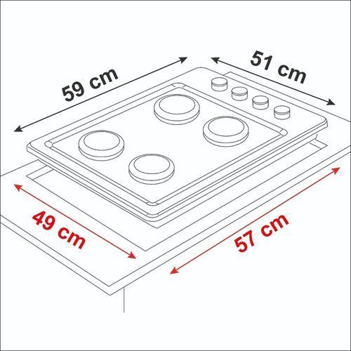 Encimera Eléctrica Sindelen CEE-4601IN Inox 4 Platos-3