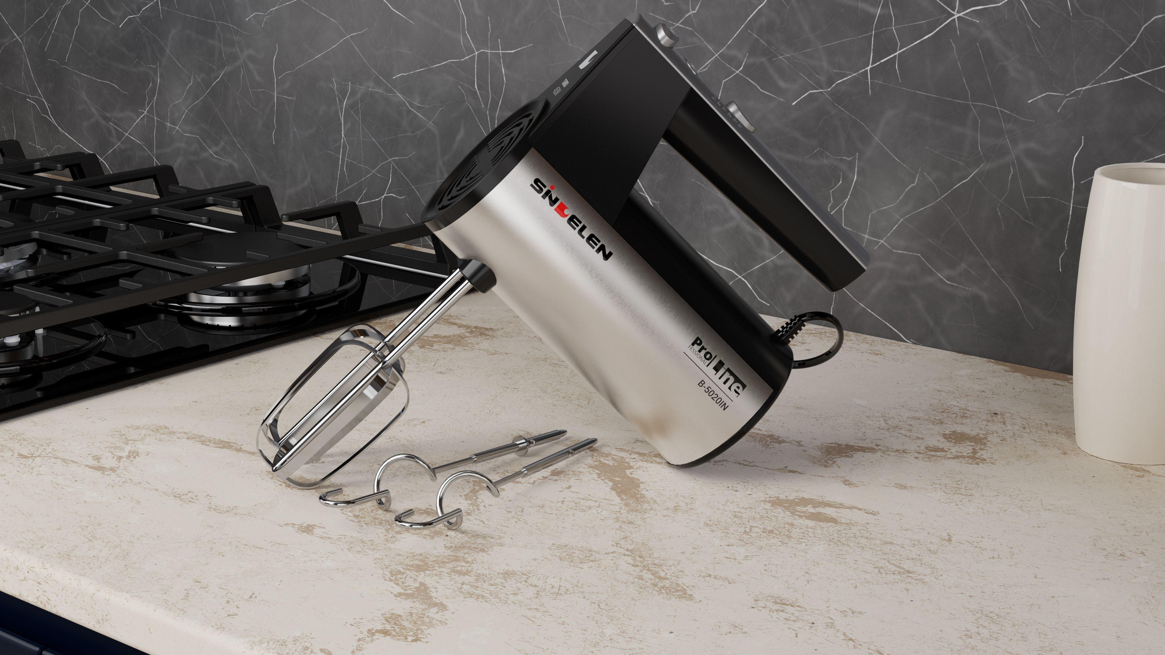 Batidora Manual 450 watts 5 velocidades + Turbo B-5020IN-4