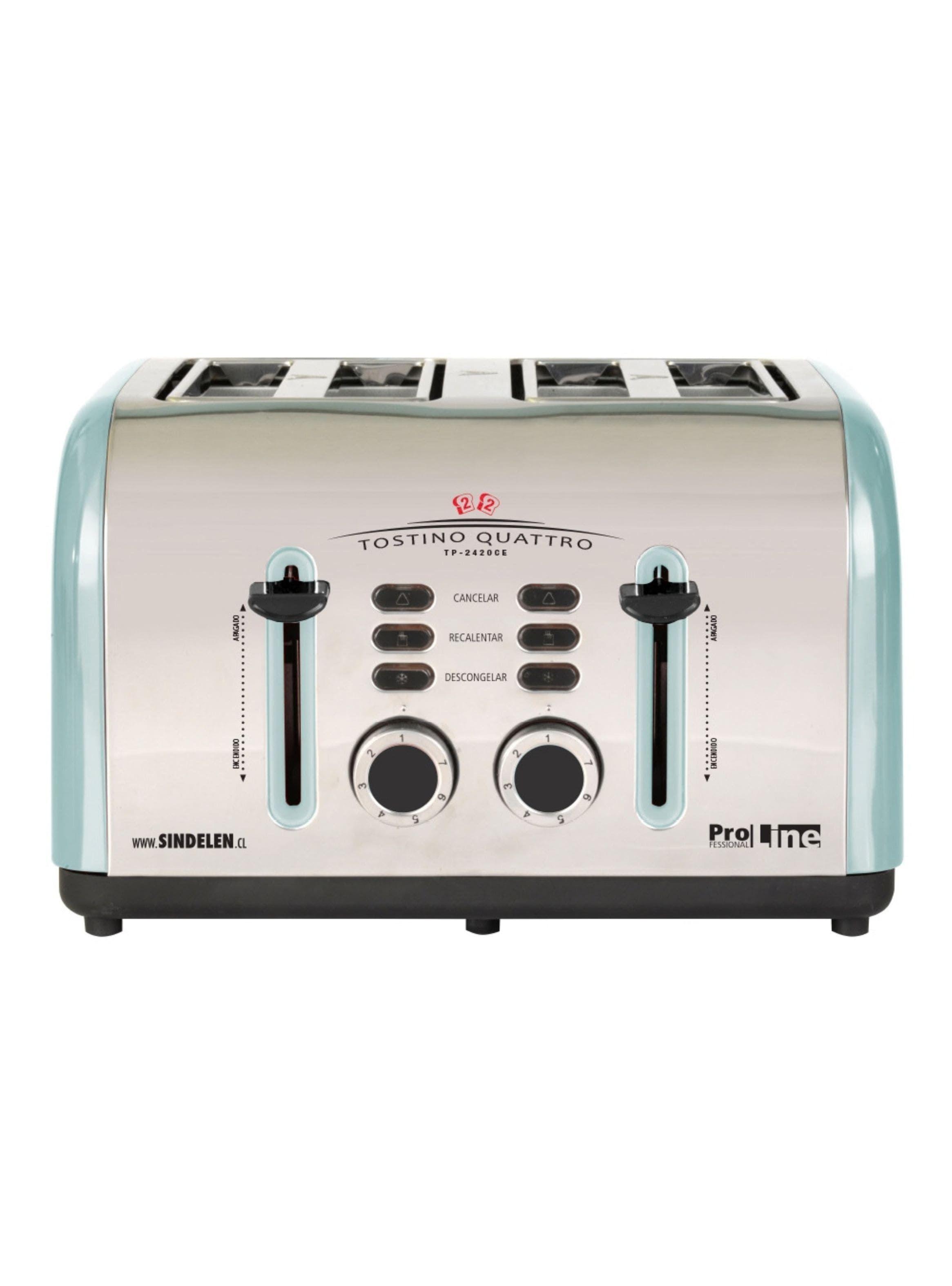 Tostador De Pan Sindelen Tp-2420ce 4 Panes-0