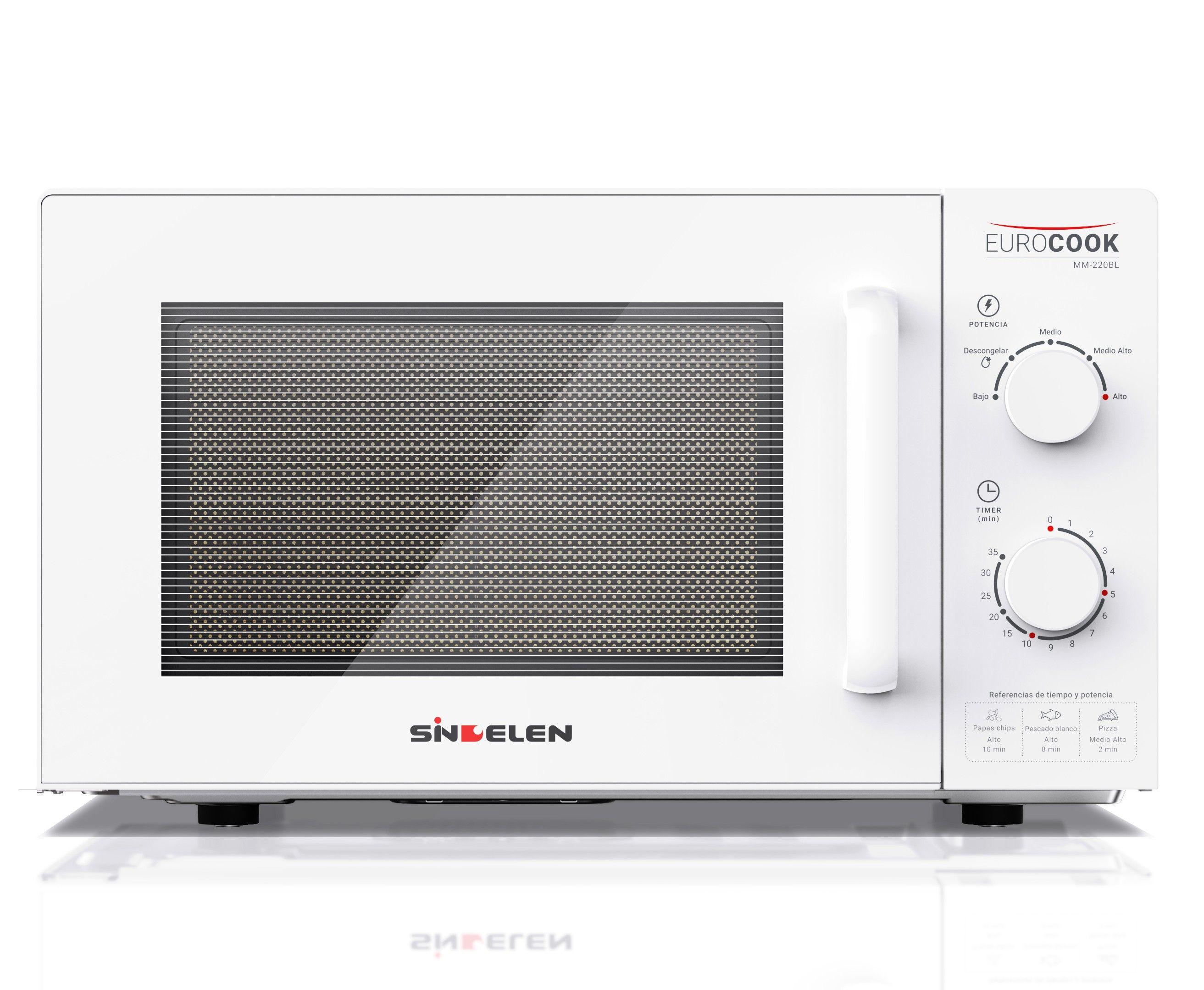 Microondas Análogo EuroCook Blanco MM-220BL-3
