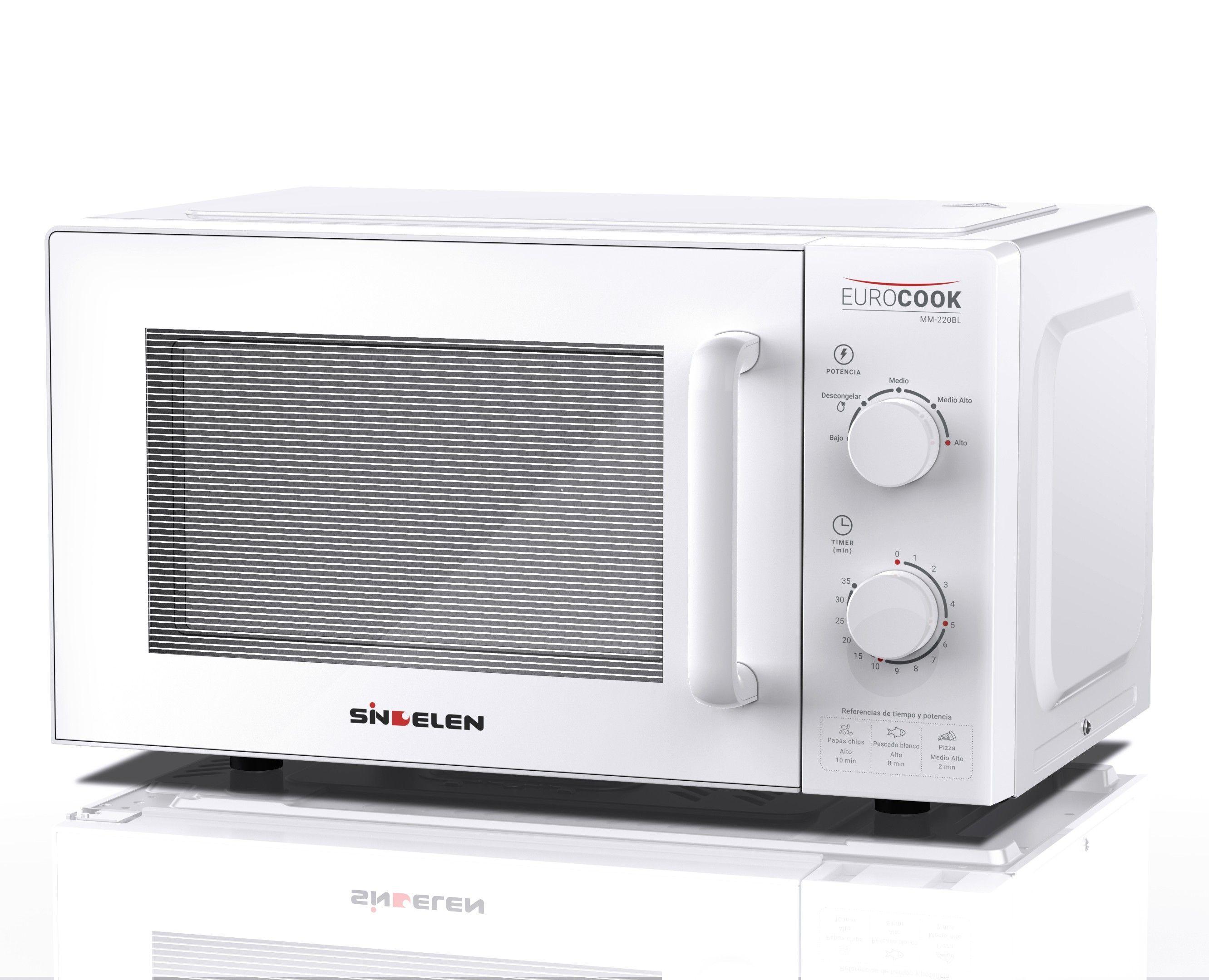 Microondas Análogo EuroCook Blanco MM-220BL-1