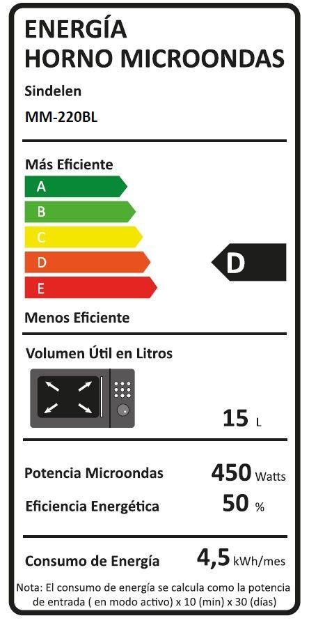 Microondas Análogo EuroCook Blanco MM-220BL-6