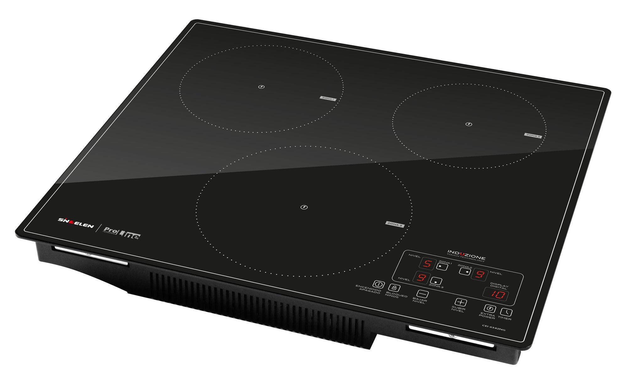Encimera Inducción Sindelen CEI-4342NG Induzione 3 Platos-2