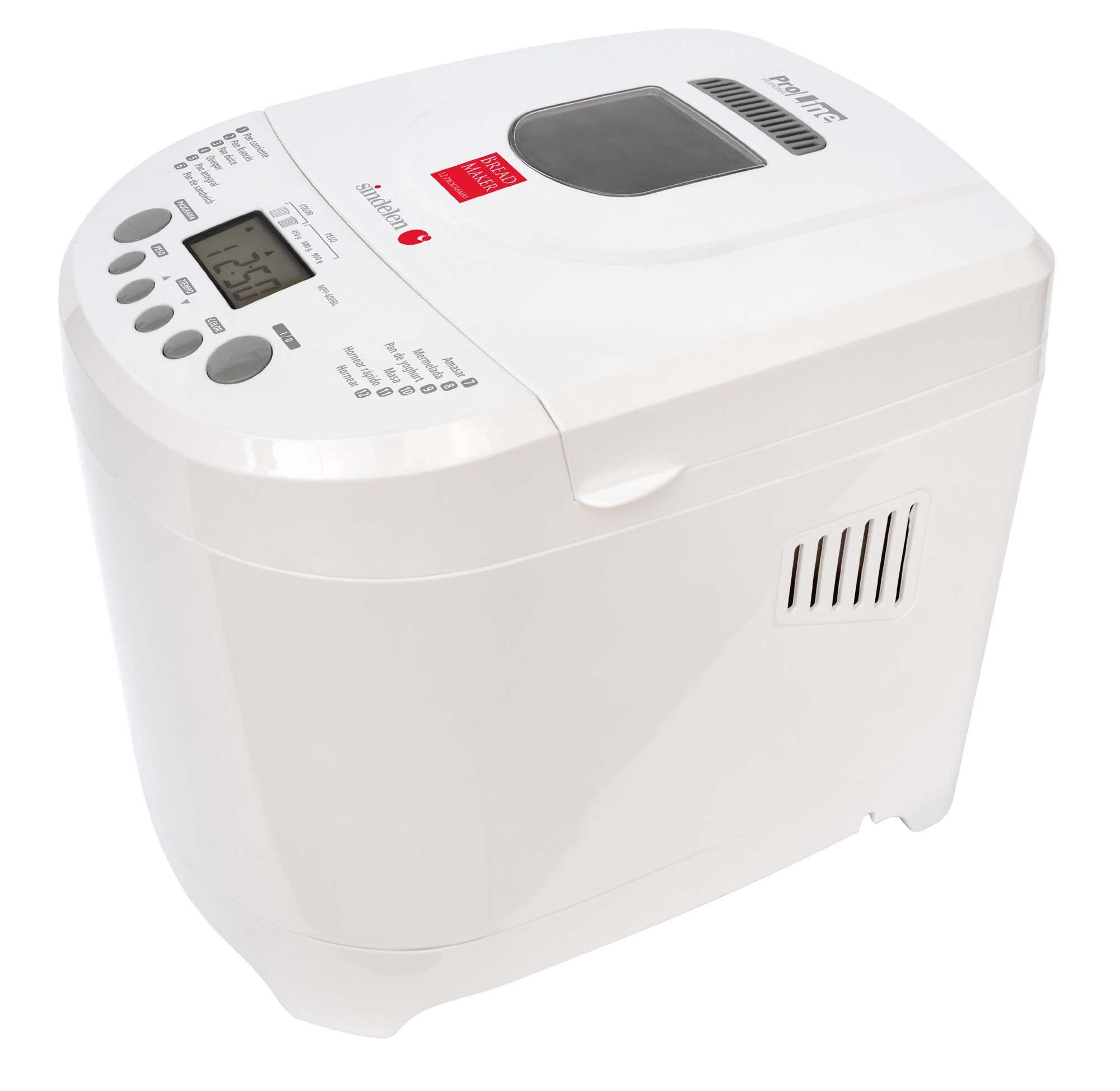 Maquina Para Hacer Pan Sindelen Mpp-600bl 900gr-0