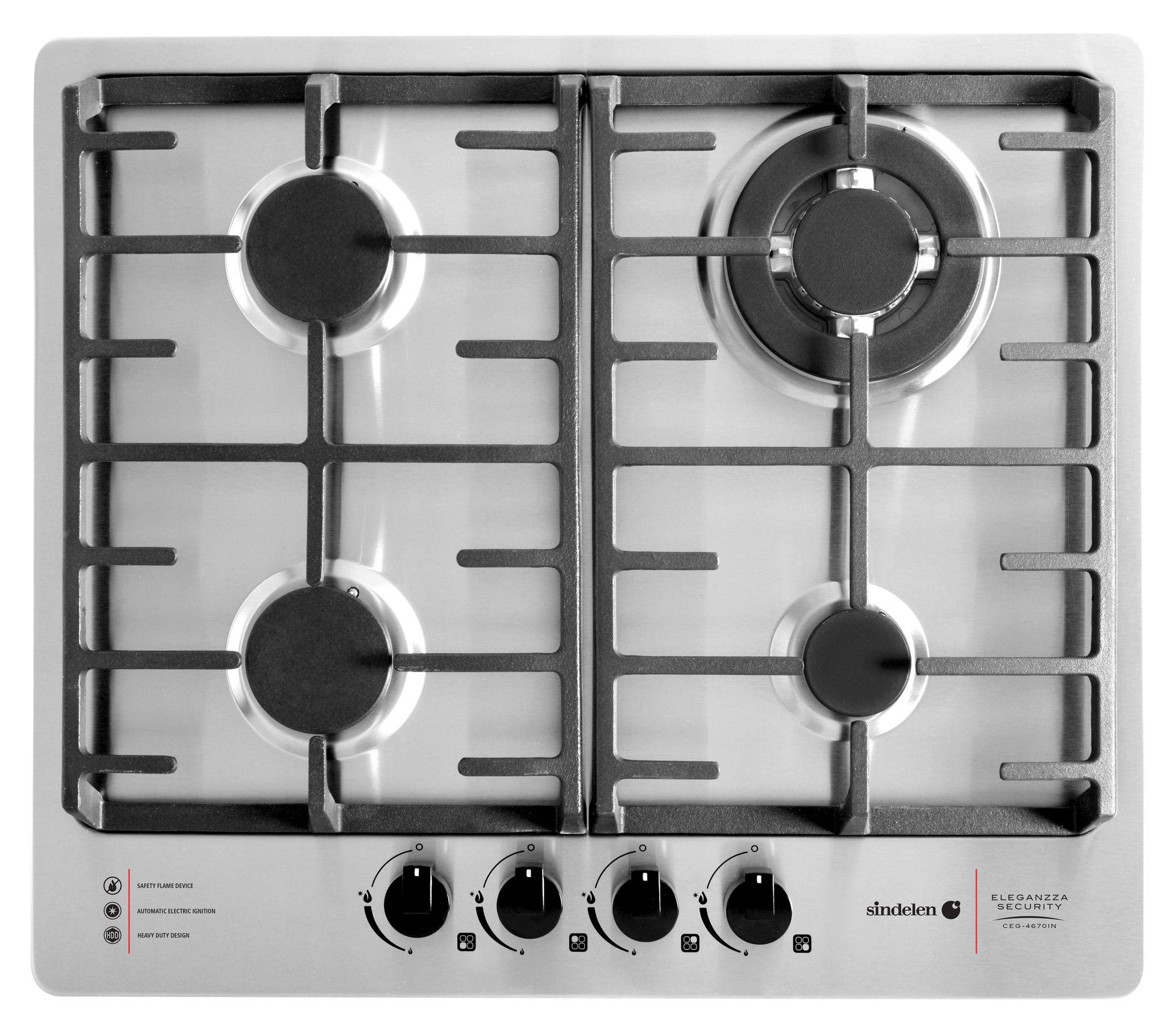 Encimera Gas Sindelen CEG-4670IN 4 Quemadores-0