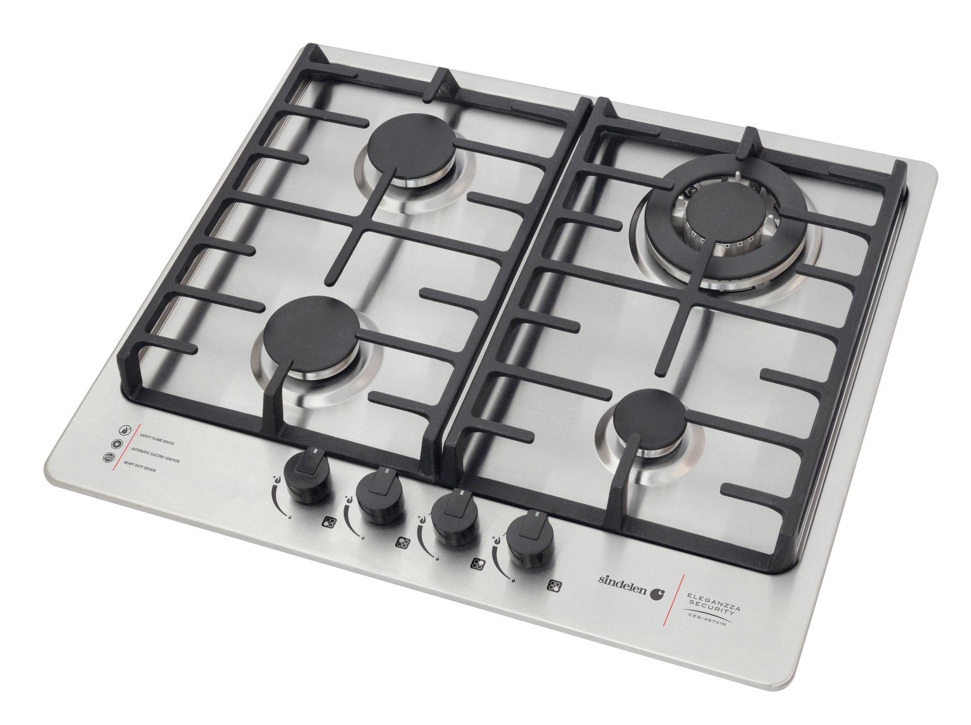 Encimera Gas Sindelen CEG-4670IN 4 Quemadores-2