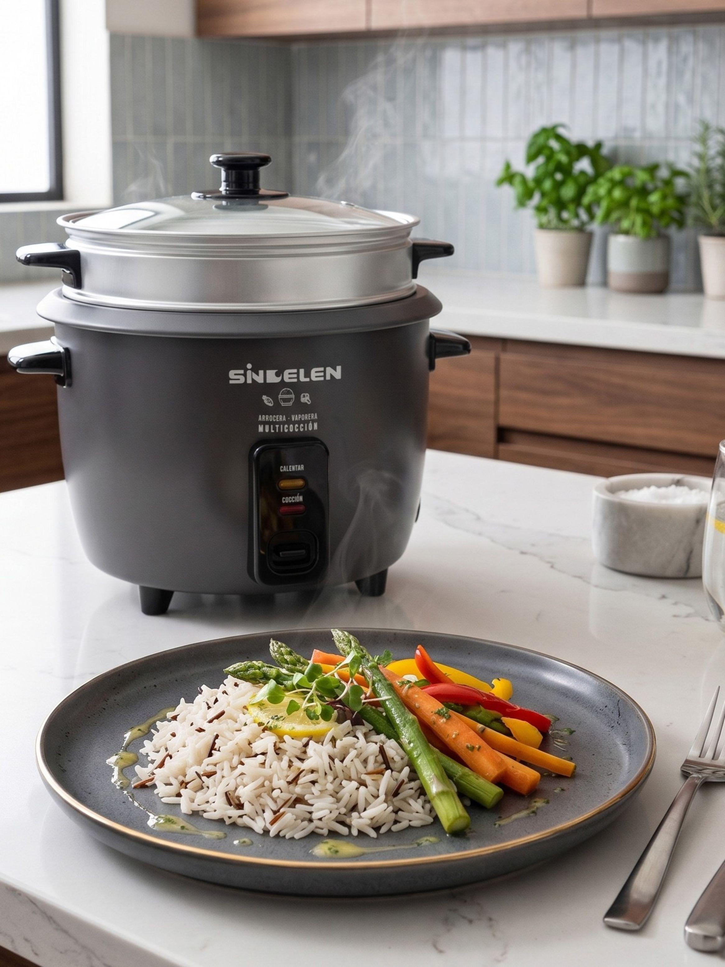 OLLA ARROCERA 3,0LTS 650W OA-500 NEGRA-3