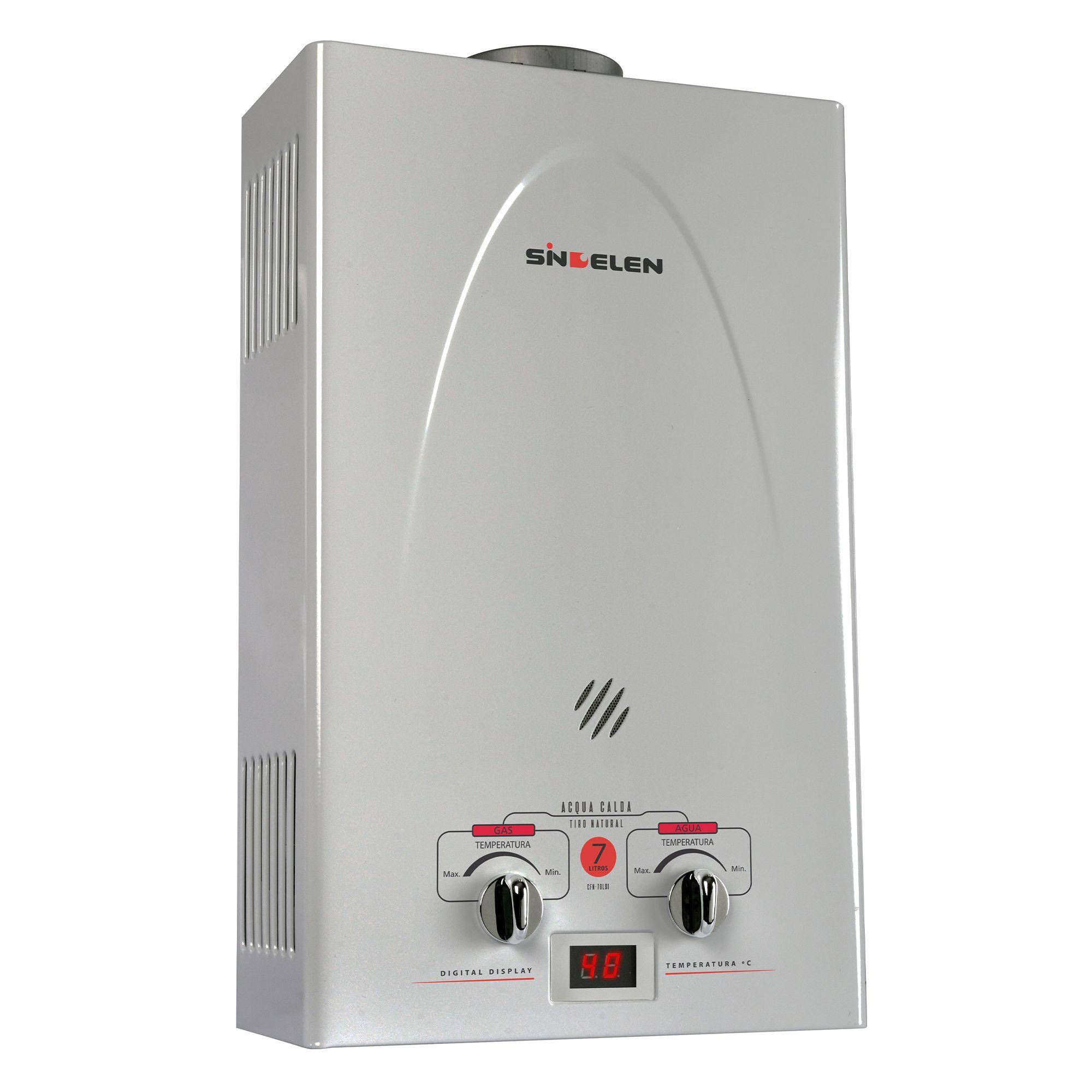 Calefont 7 Litros Gas Licuado Tiro natural CFN-7GLSI-1