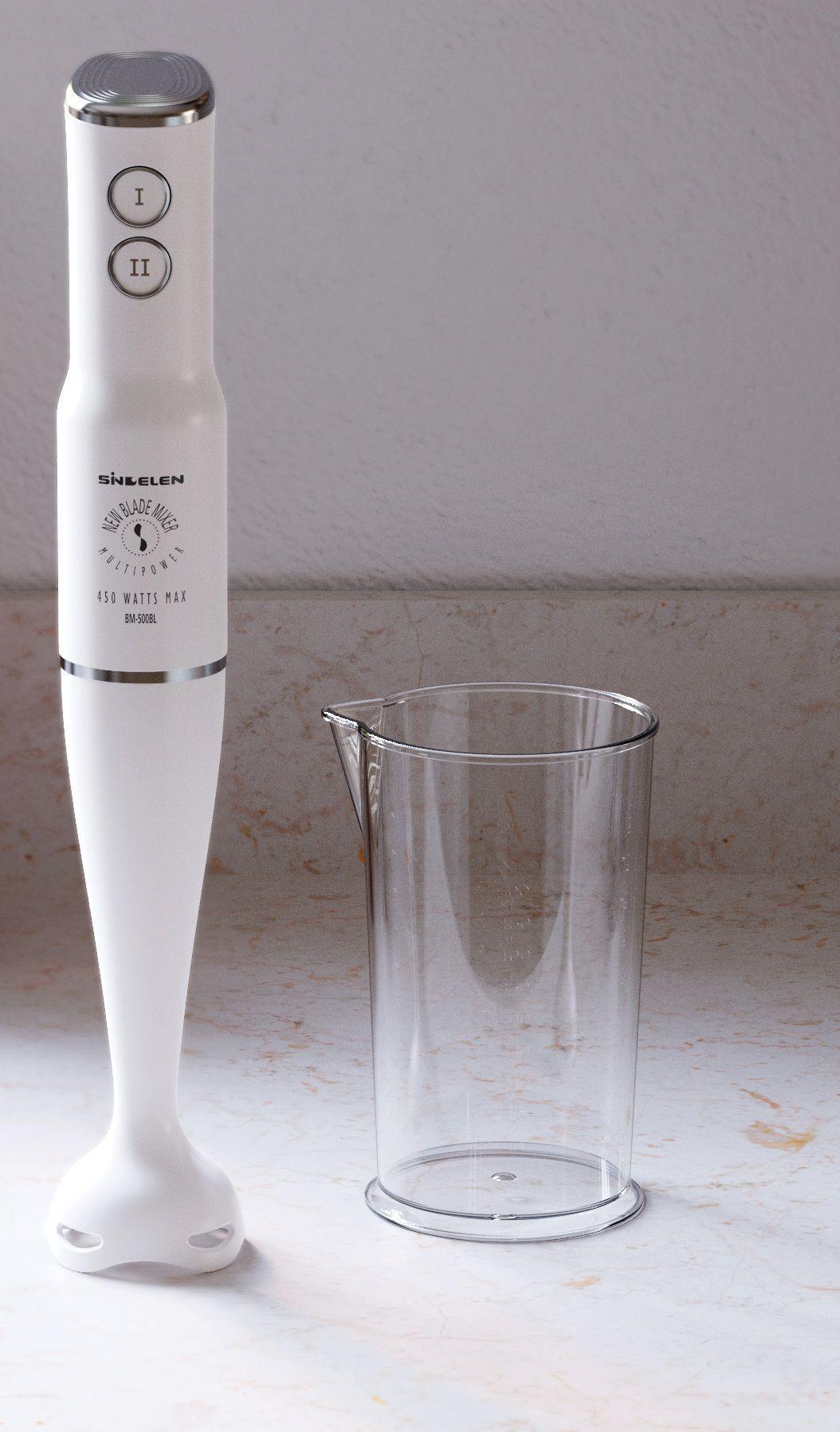 Minipimer con Vaso 500ml BM-500BL-1
