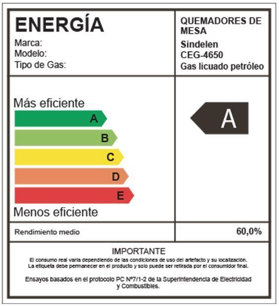 Encimera Gas Sindelen CEG-4650IN 4 Quemadores-5