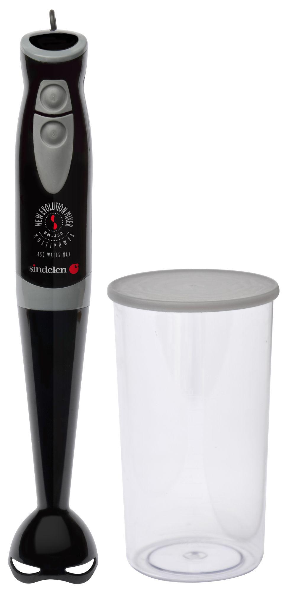 Minipimer con Vaso Graduado y 2 velocidades BM-450NG-0