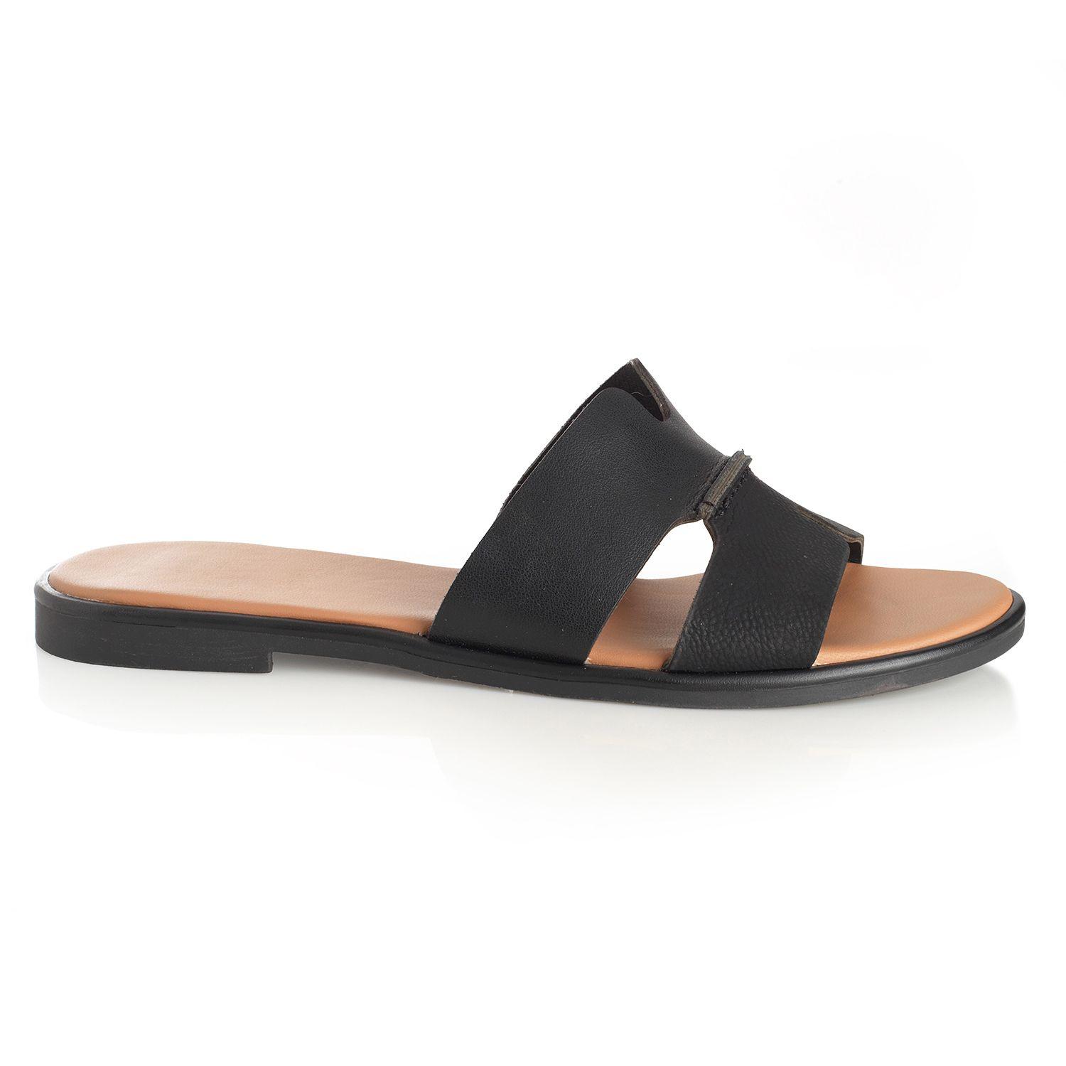 Sandalia Mujer Via Uno Negro 22601641-0