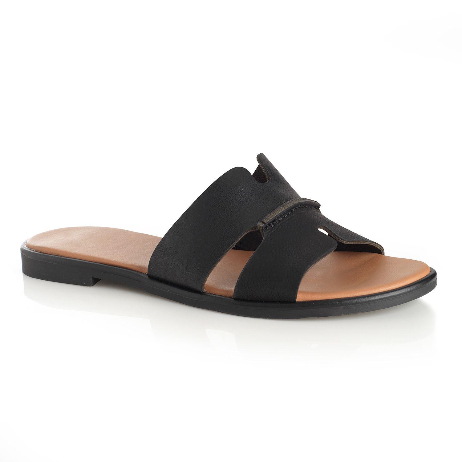 Sandalia Mujer Via Uno Negro 22601641-3