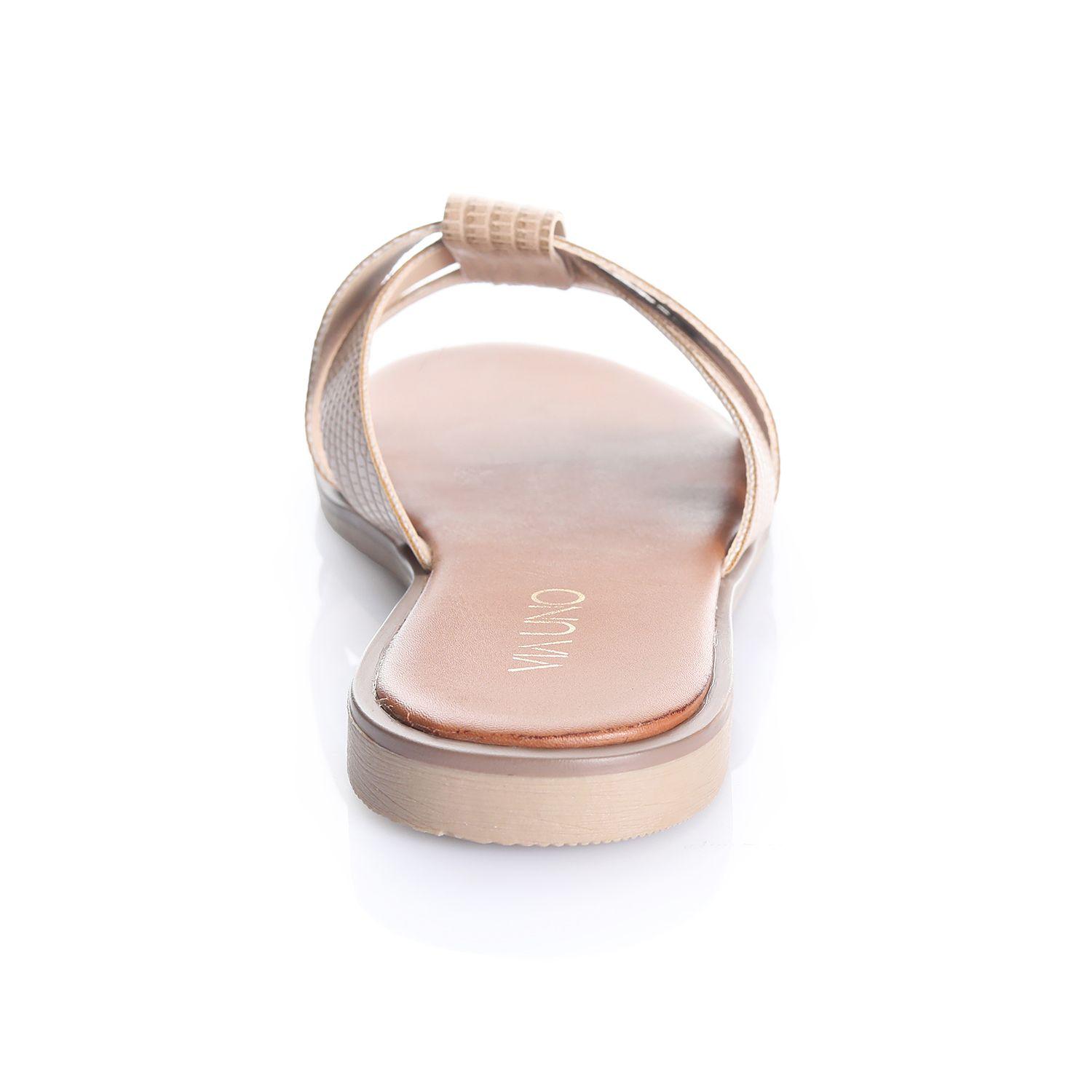 Sandalia Mujer Camel Via Uno 22501621-1