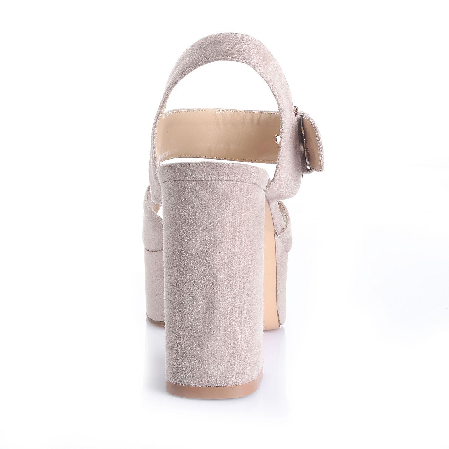 Sandalia Mujer Taupe Via Uno 22533609-1