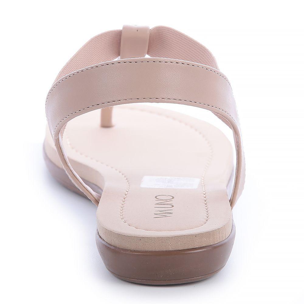 Sandalia Mujer Beige Via Uno 22501601-1
