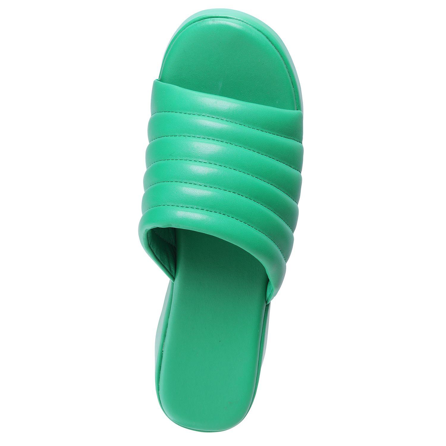 Sandalia Mujer Verde Via Uno 22541611-2