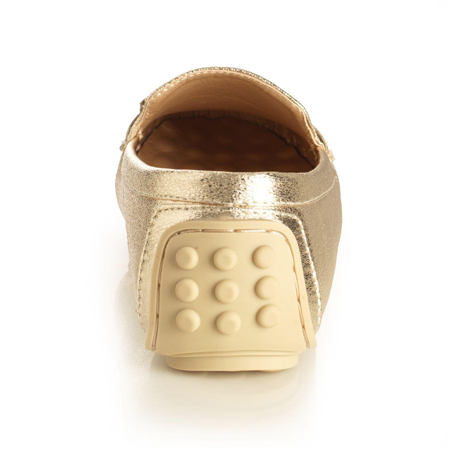 Zapato Mujer Via Uno Dorado 22601509-1