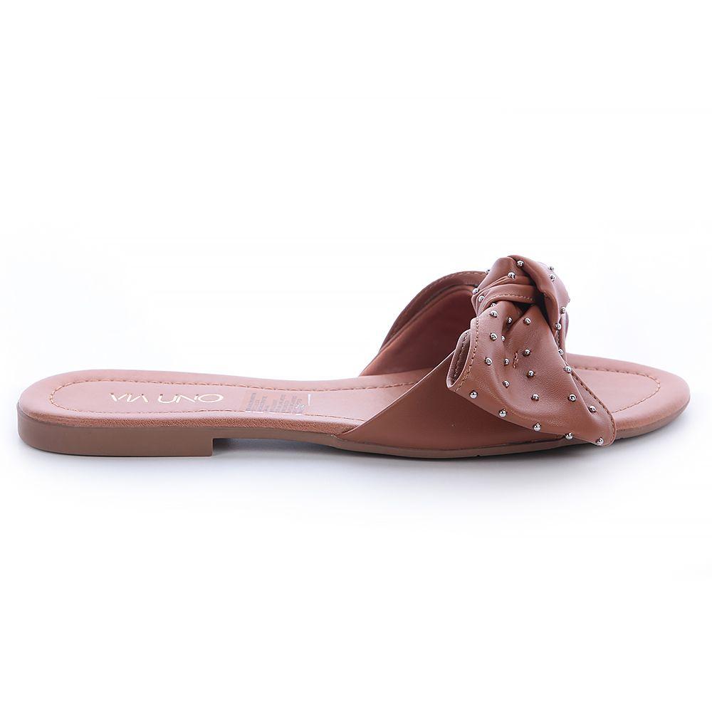 Sandalia Mujer Camel Via Uno 22501607-0