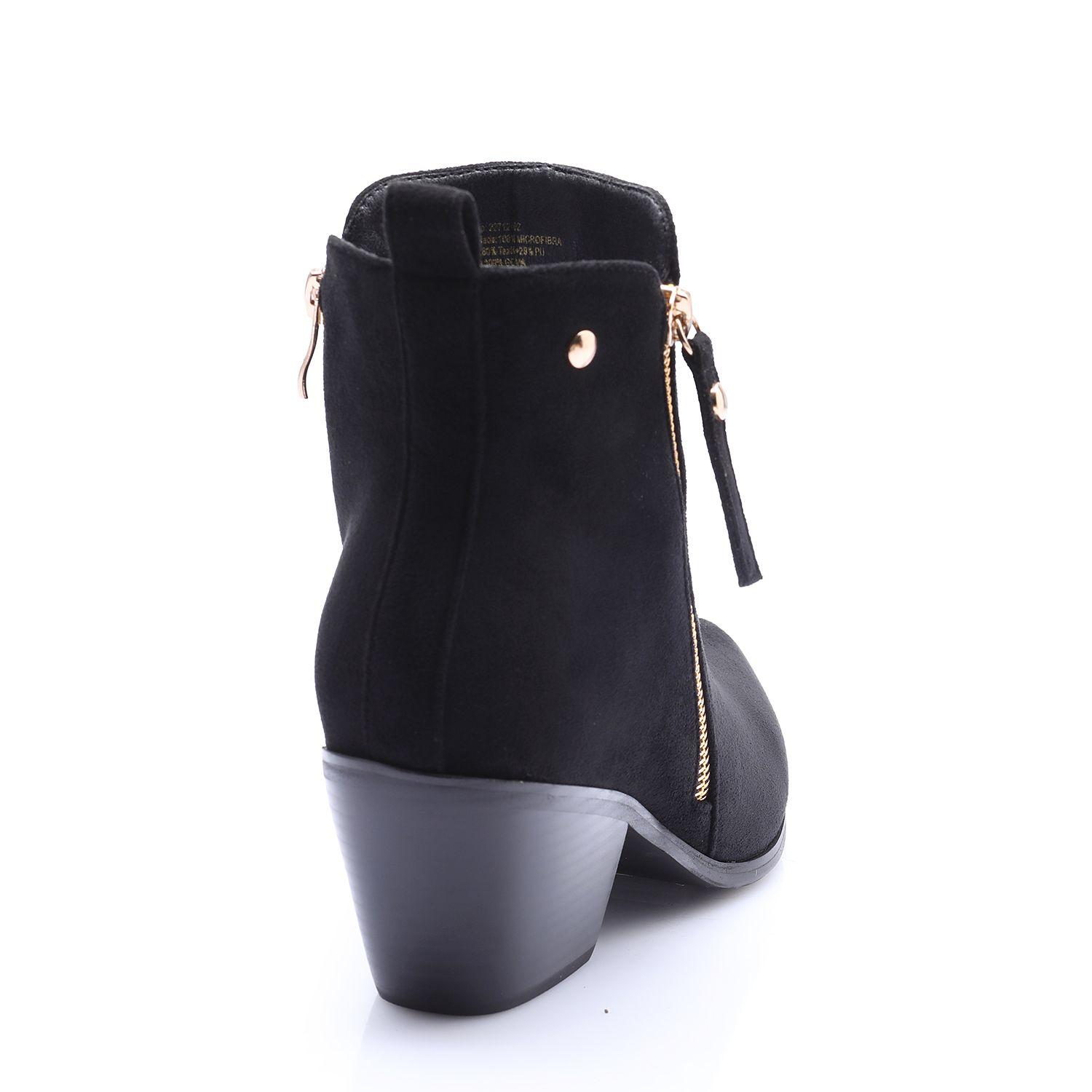 Botin Mujer Solea Antibes Negro-1