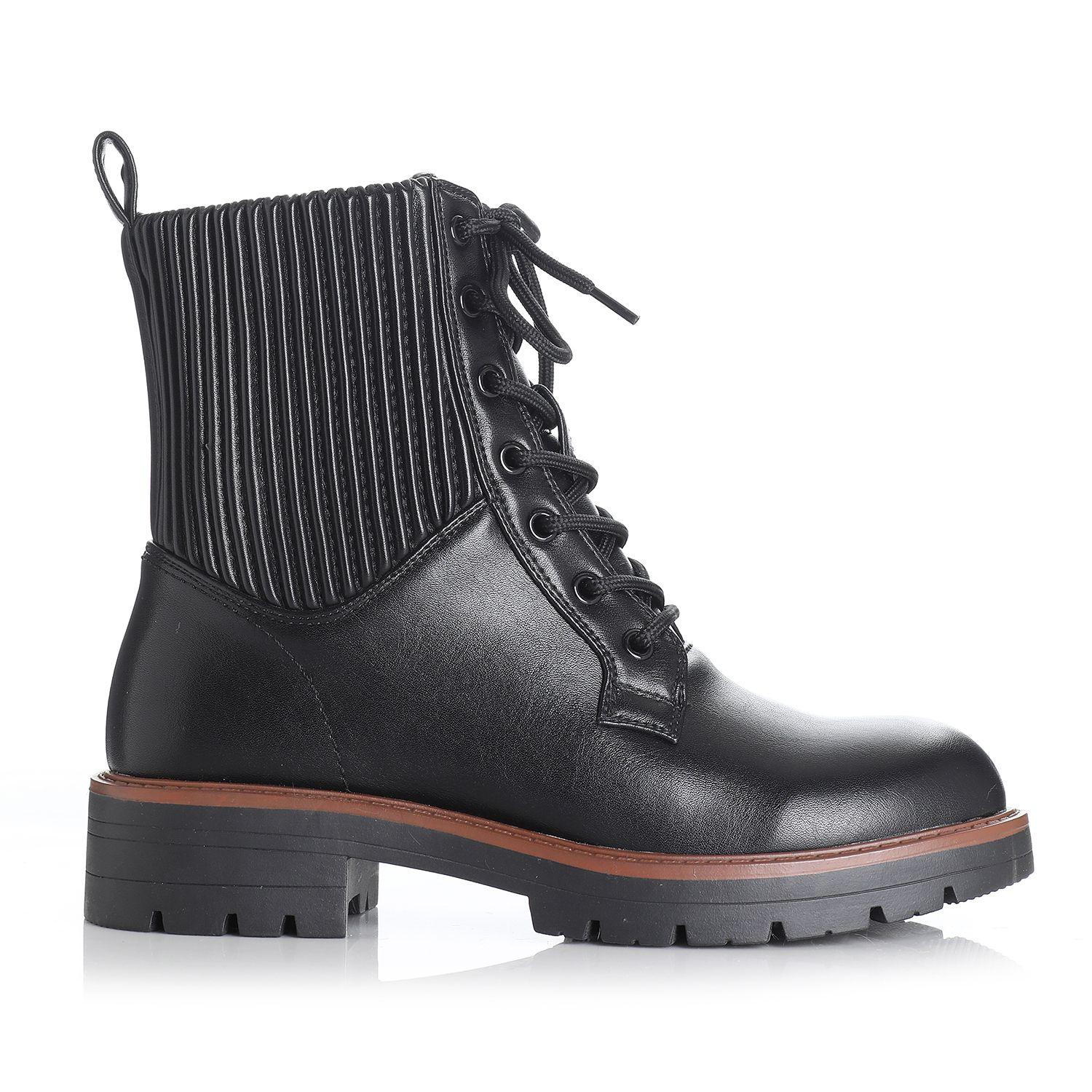 Botin Mujer Negro Via Uno 12431443-0