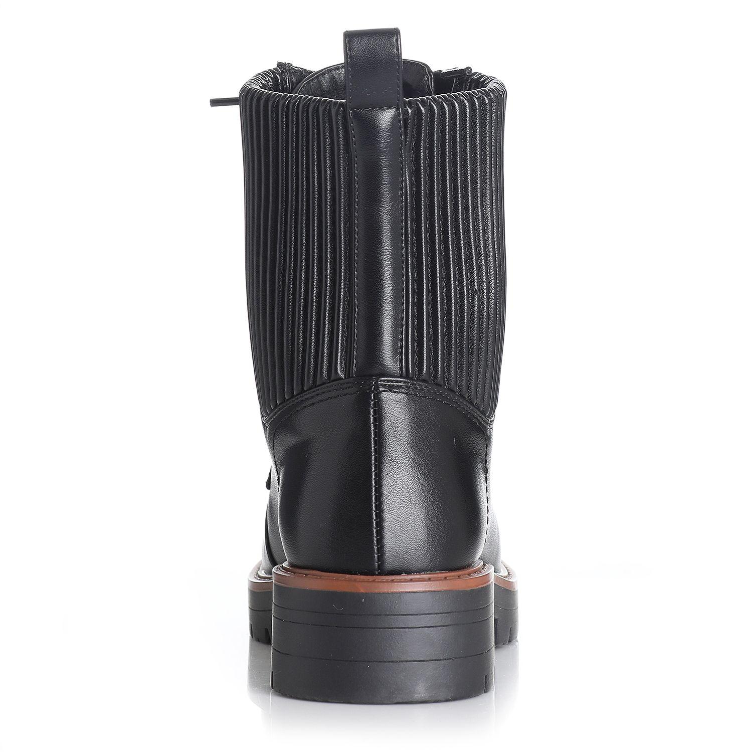 Botin Mujer Negro Via Uno 12431443-1