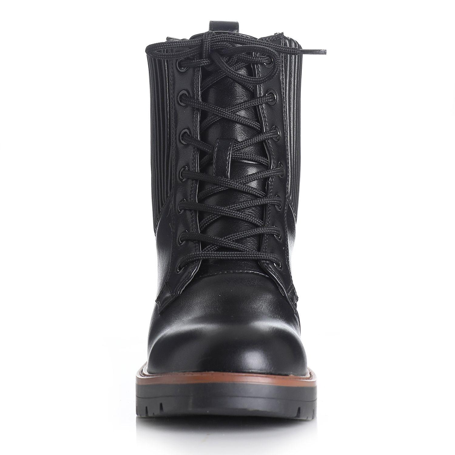 Botin Mujer Negro Via Uno 12431443-2