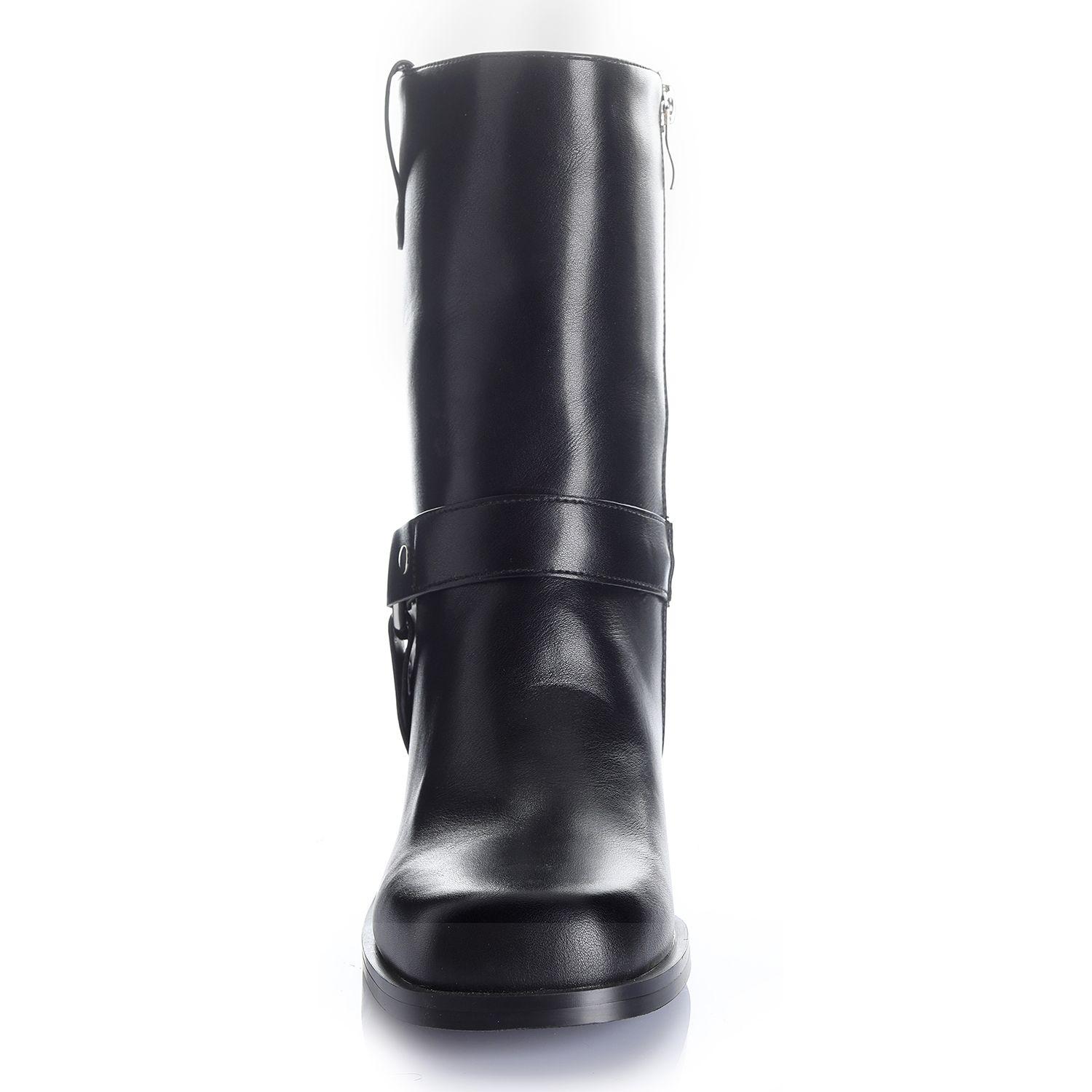 Botin Mujer Negro Via Uno 12531417-2