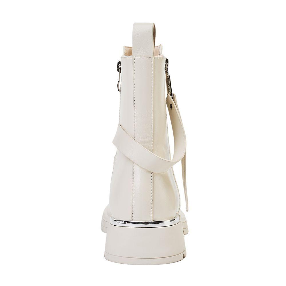 Botin Mujer Blanco Via Uno 12531435-1