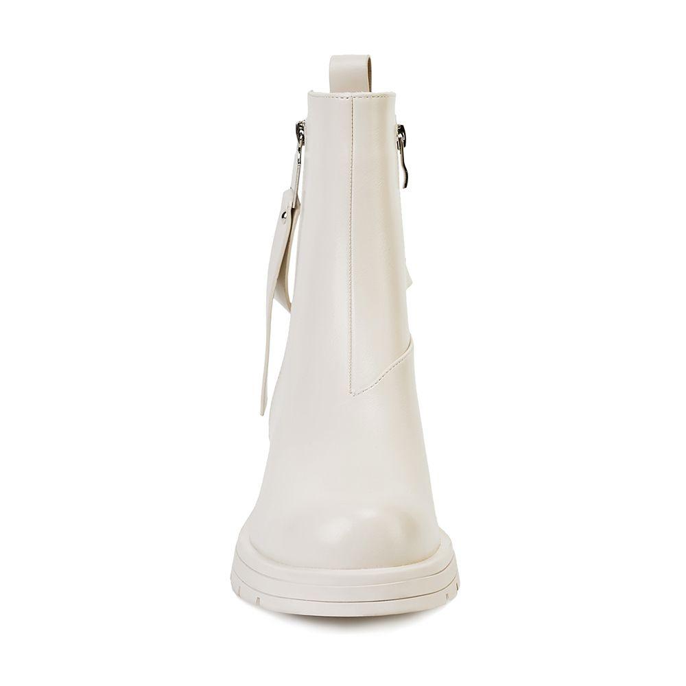 Botin Mujer Blanco Via Uno 12531435-2