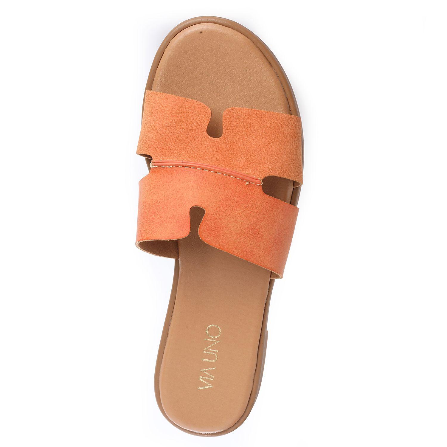 Sandalia Mujer Via Uno Naranjo 22601641-2
