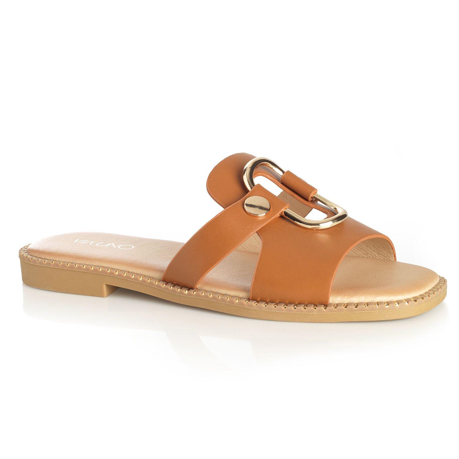 Sandalia Mujer Via Uno Camel 22601633-3