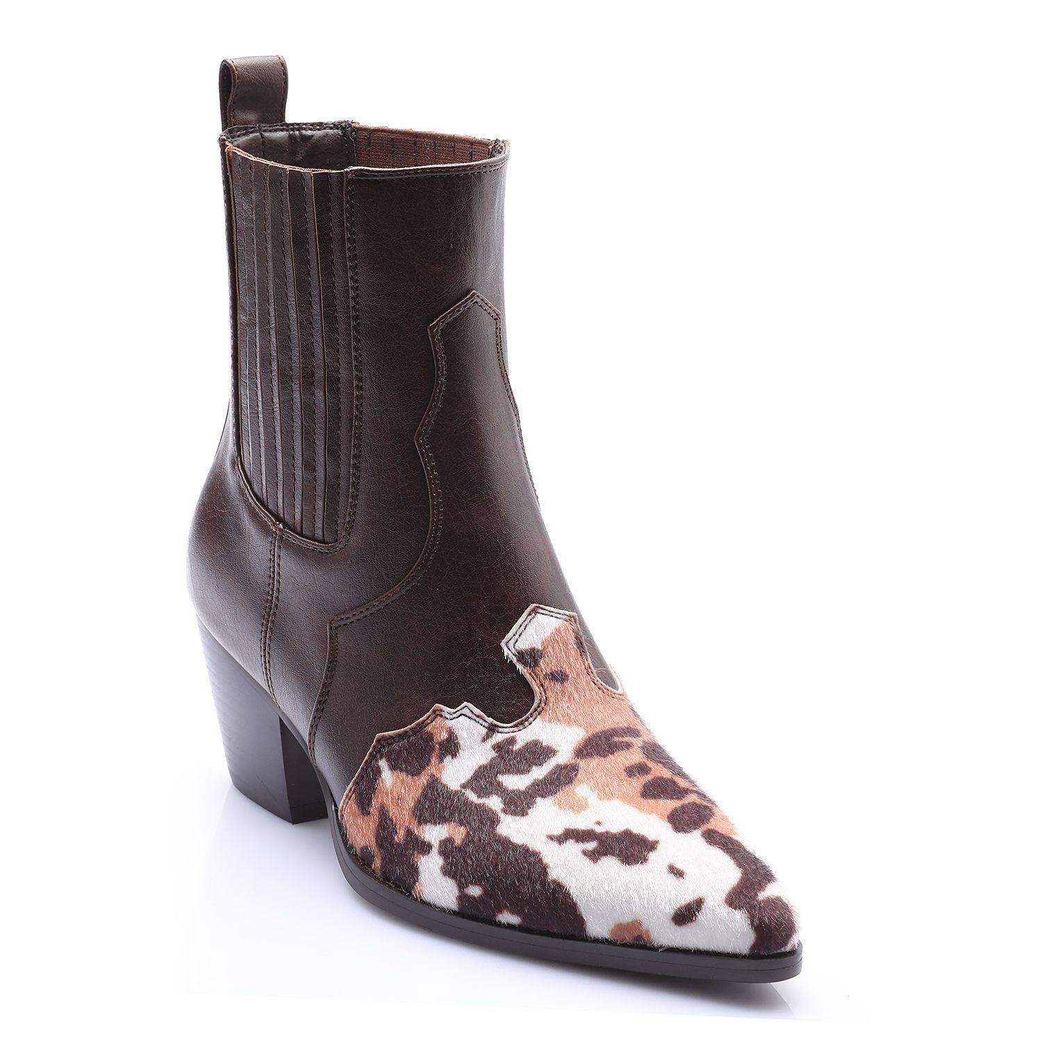 Botin Mujer Solea Limoncello Marron-2
