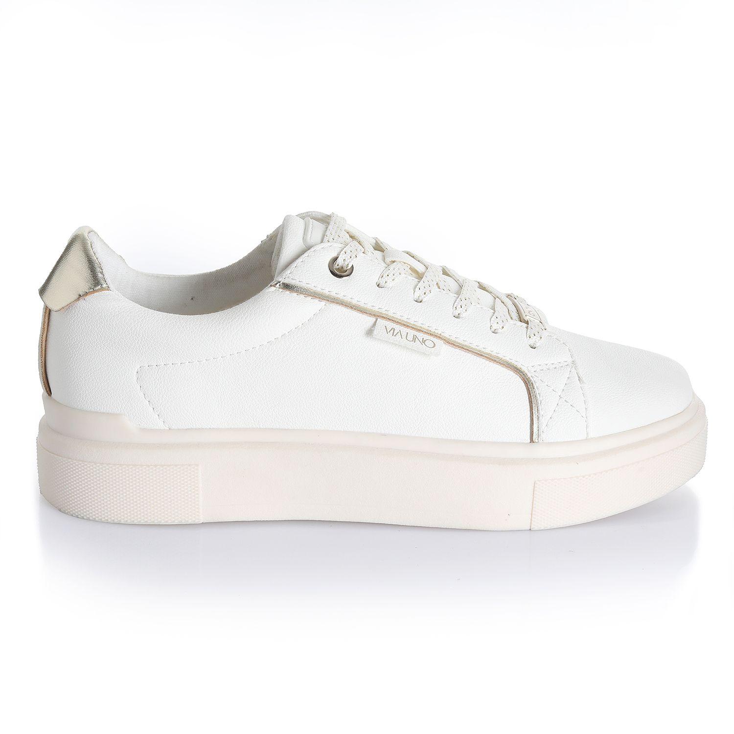 Zapatilla Mujer Blanco Via Uno 22541702-0