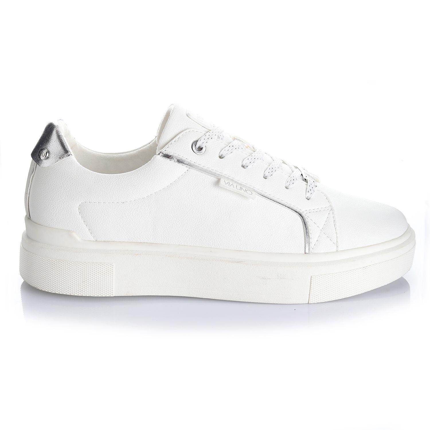 Zapatilla Mujer Blanco Via Uno 12541712-0