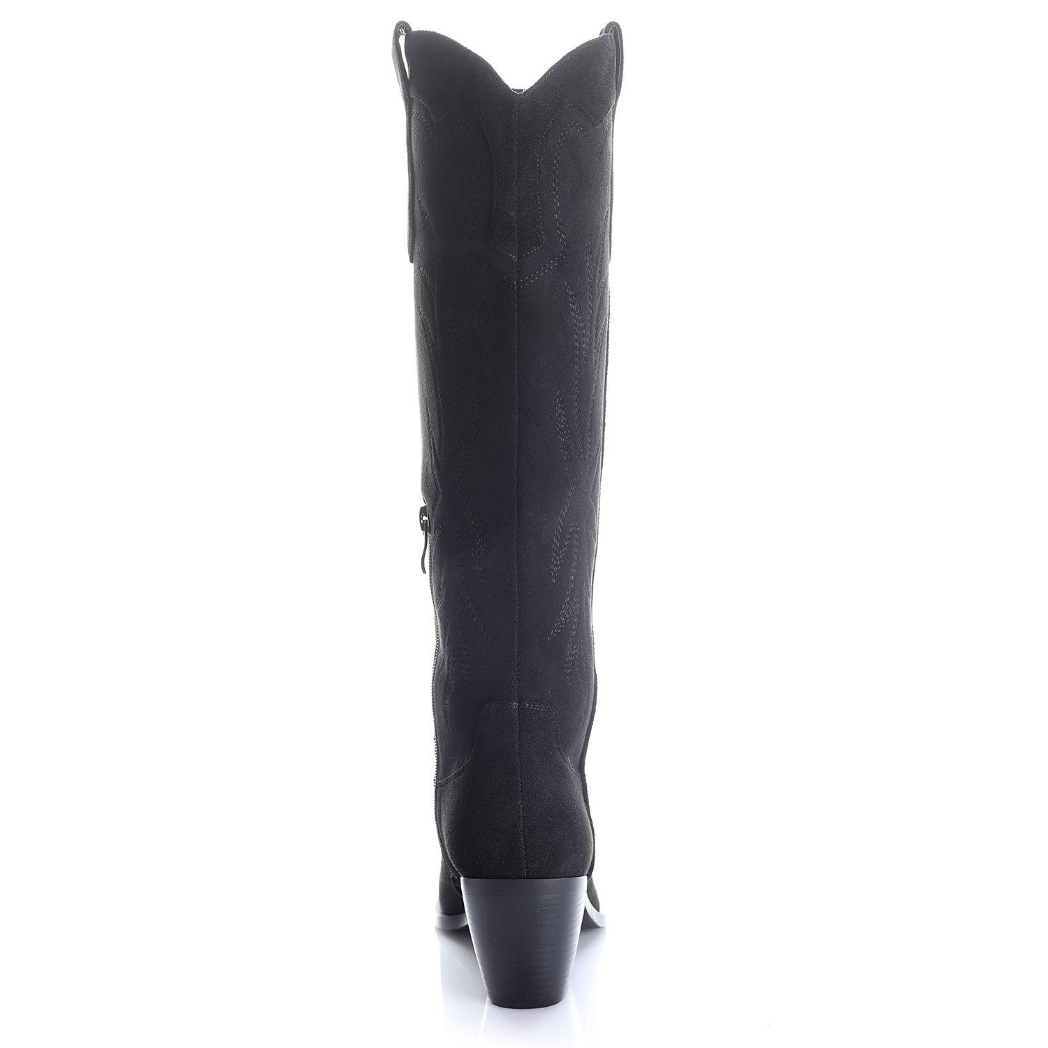Bota Mujer Negro Via Uno 12512315-1
