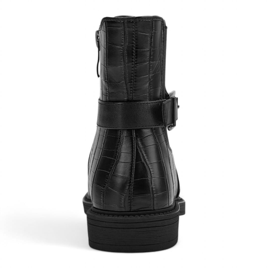 Botin Mujer Via Uno WestWinter North Negro-1