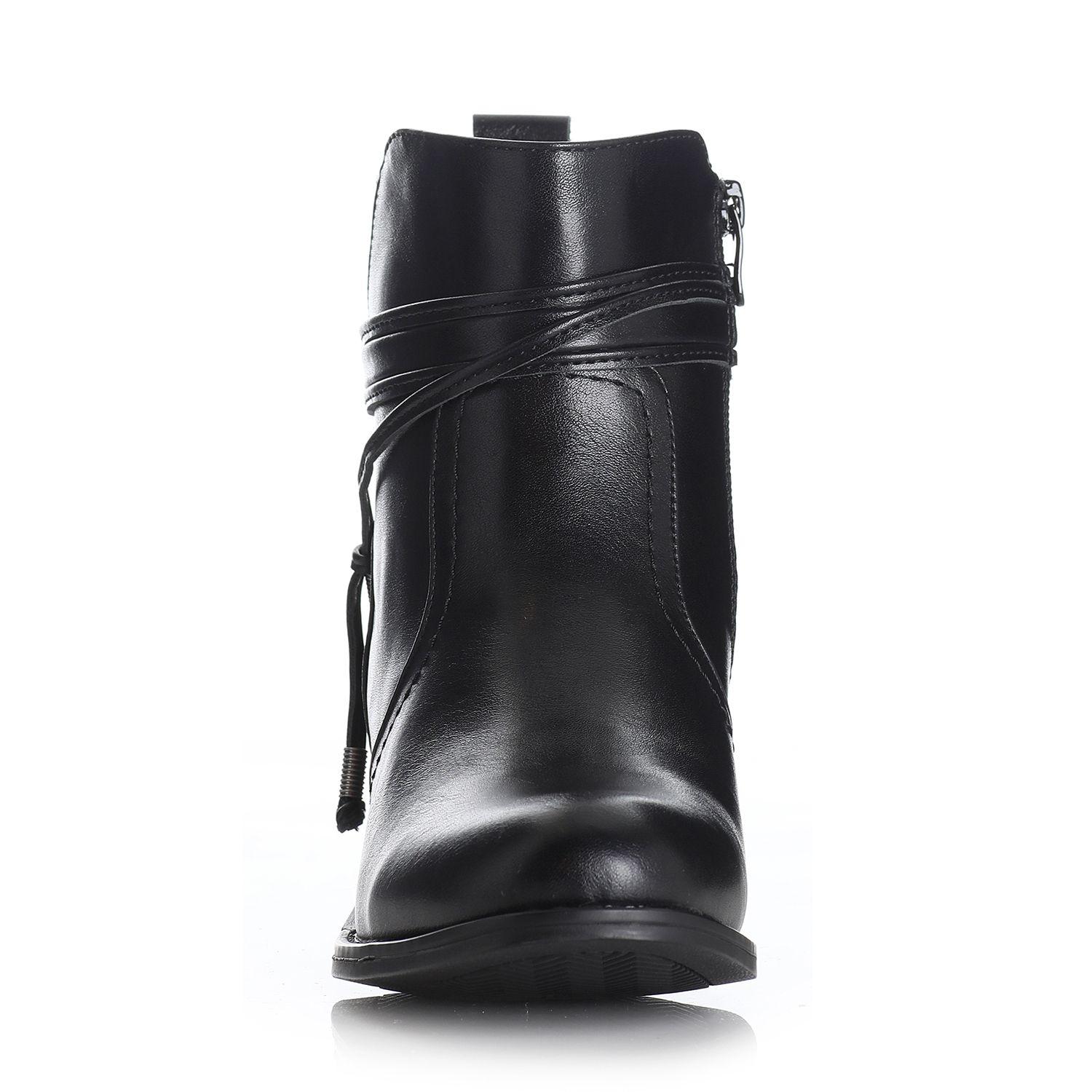 Botin Mujer Negro Via Uno 12431416-2
