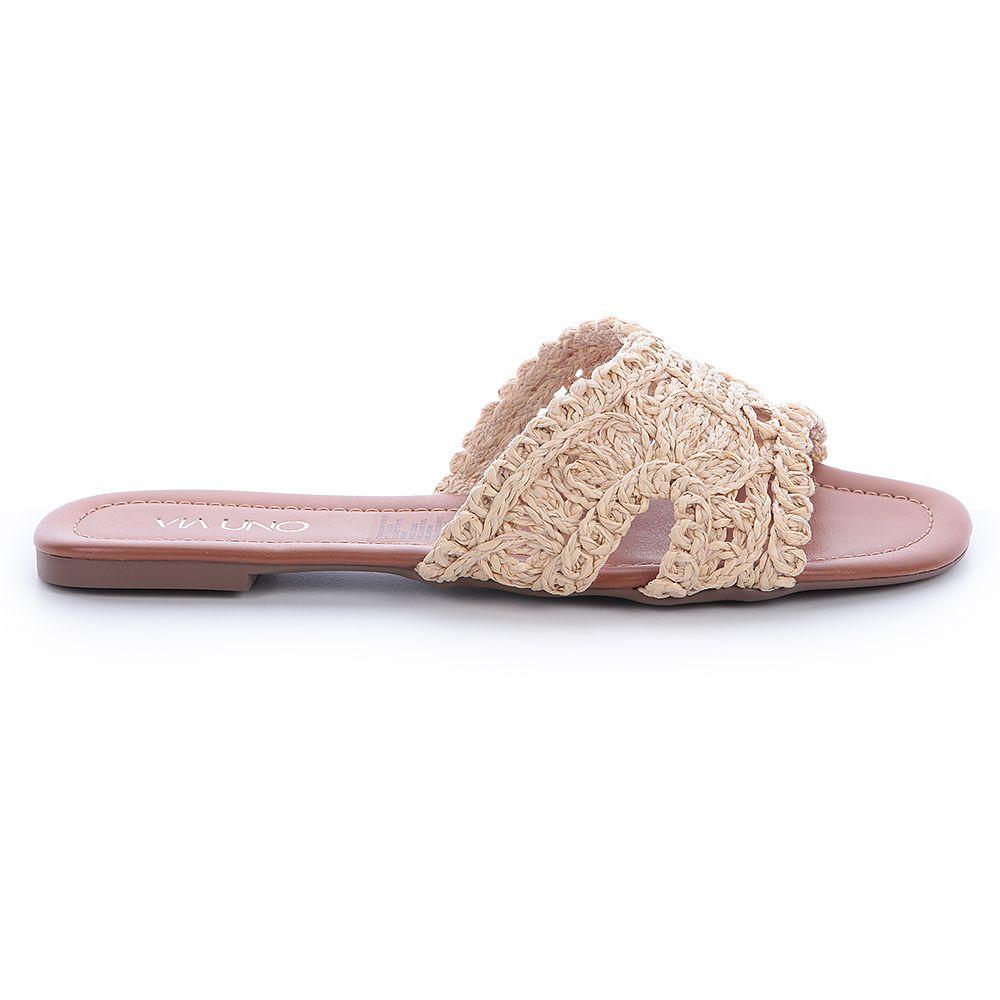 Sandalia Mujer Camel Via Uno 22501602-0