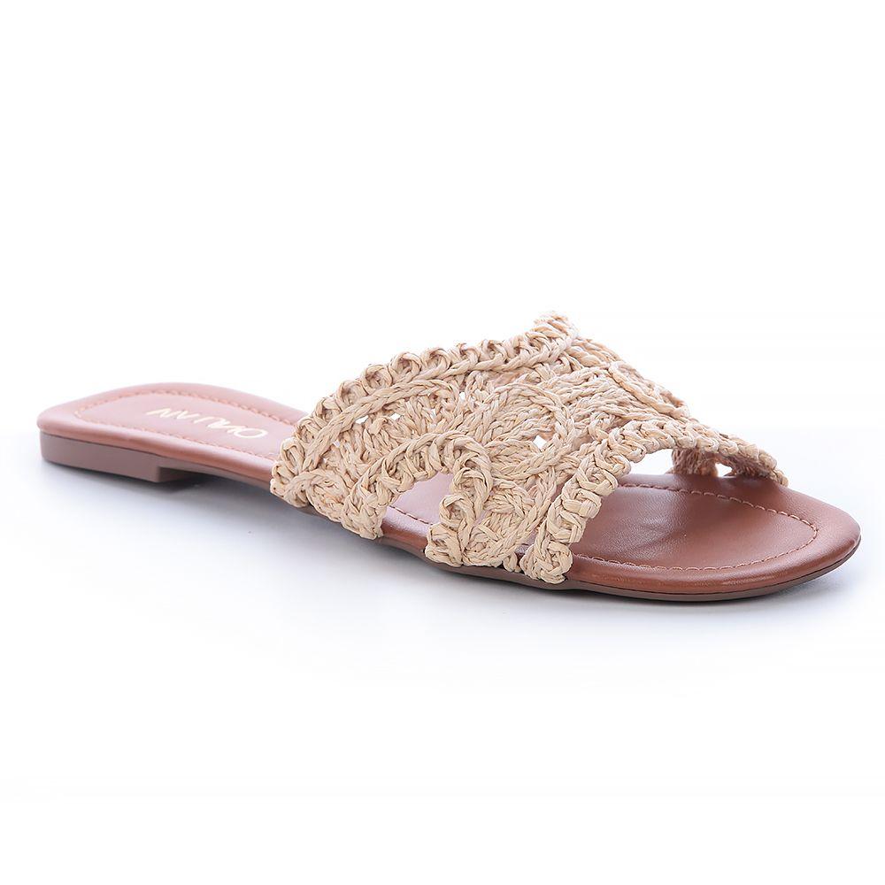 Sandalia Mujer Camel Via Uno 22501602-3