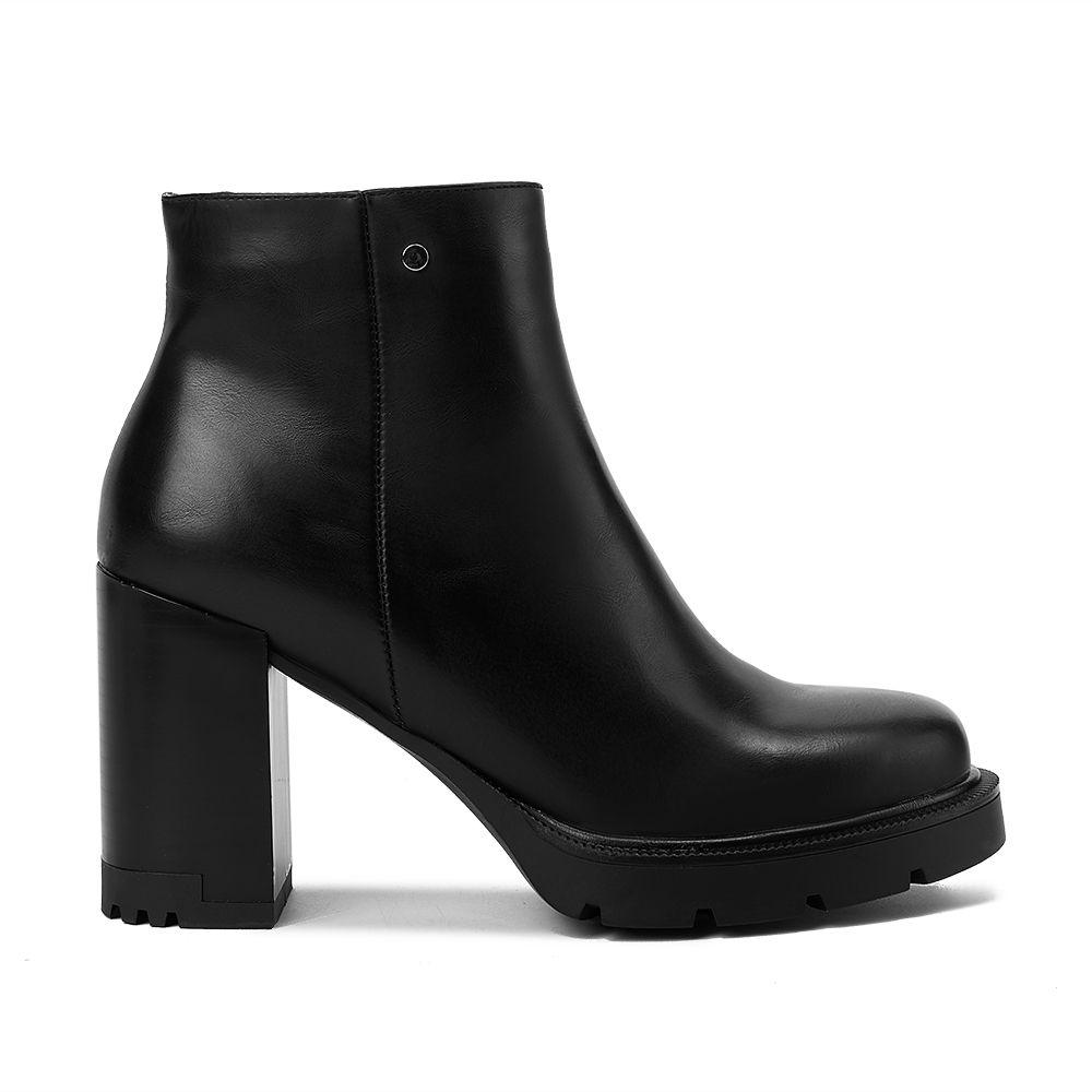 Botin Mujer Negro Via Uno 12533430-0