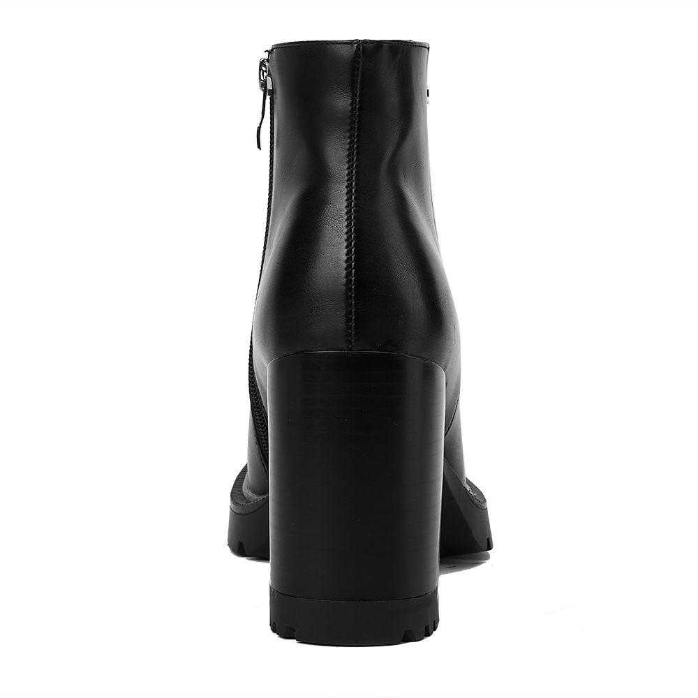 Botin Mujer Negro Via Uno 12533430-1