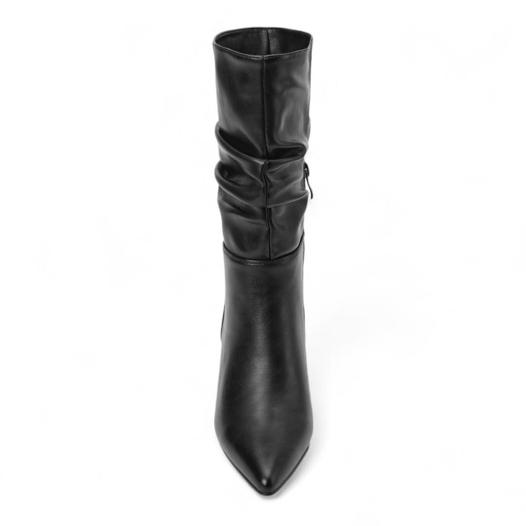 Bota Mujer Via Uno WestWinter Velvet Negro-2