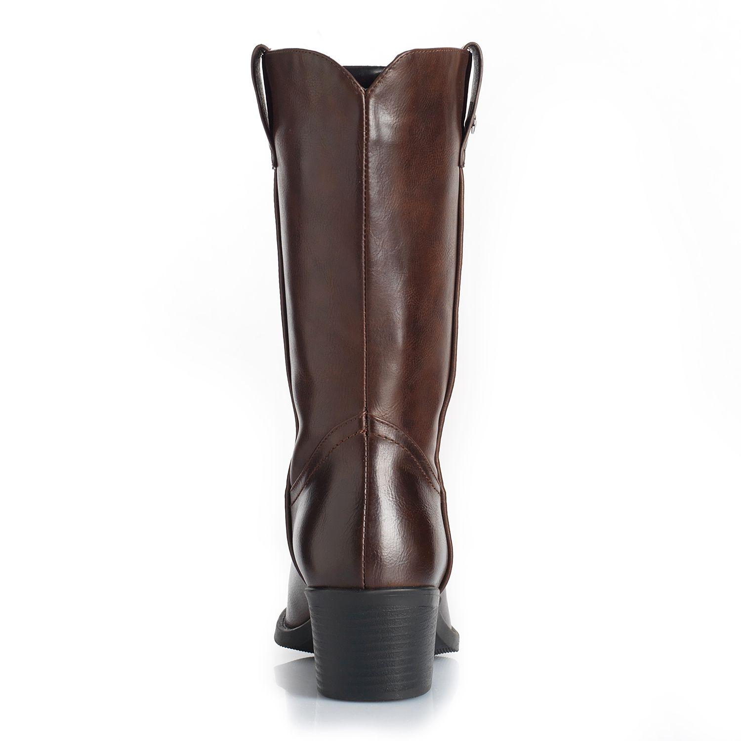 Bota Mujer Via Uno WestWinter Spur Marron-1