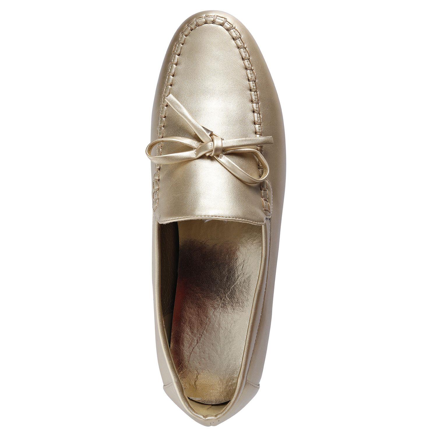 Zapato Mujer Dorado Via Uno 22501502-2