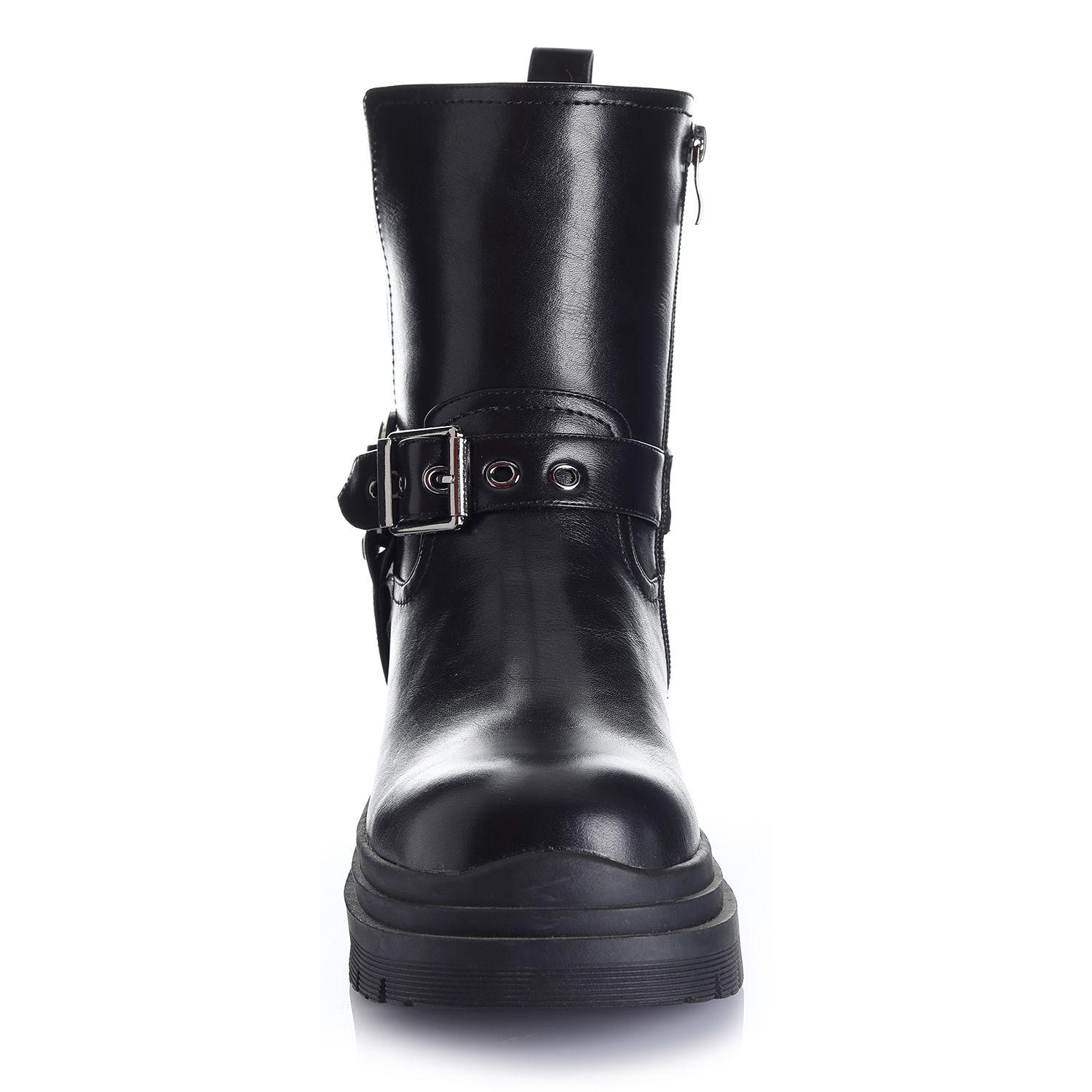 Botin Mujer Negro Via Uno 12531401-2