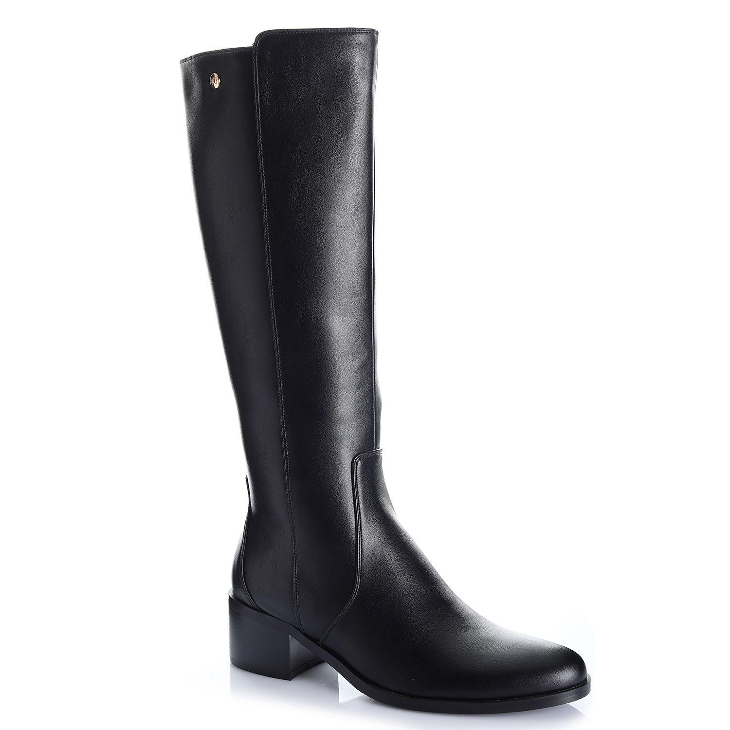 Bota Mujer Negro Via Uno 12532301-3