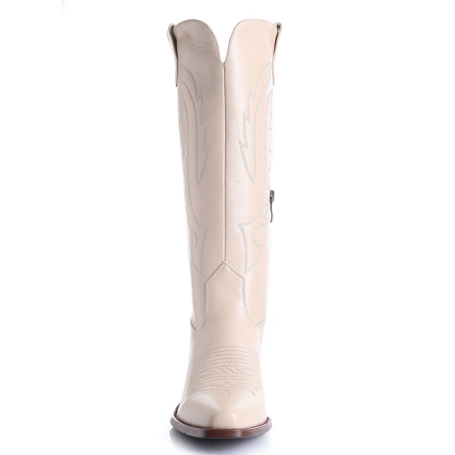 Bota Mujer Crema Via Uno 22512301-2