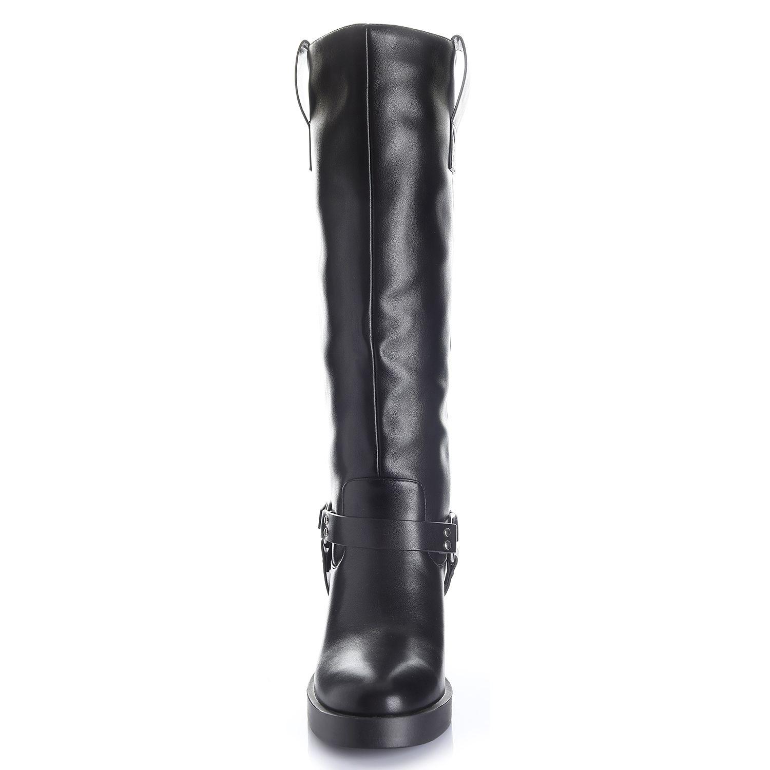 Bota Mujer Negro Via Uno 12533311-2