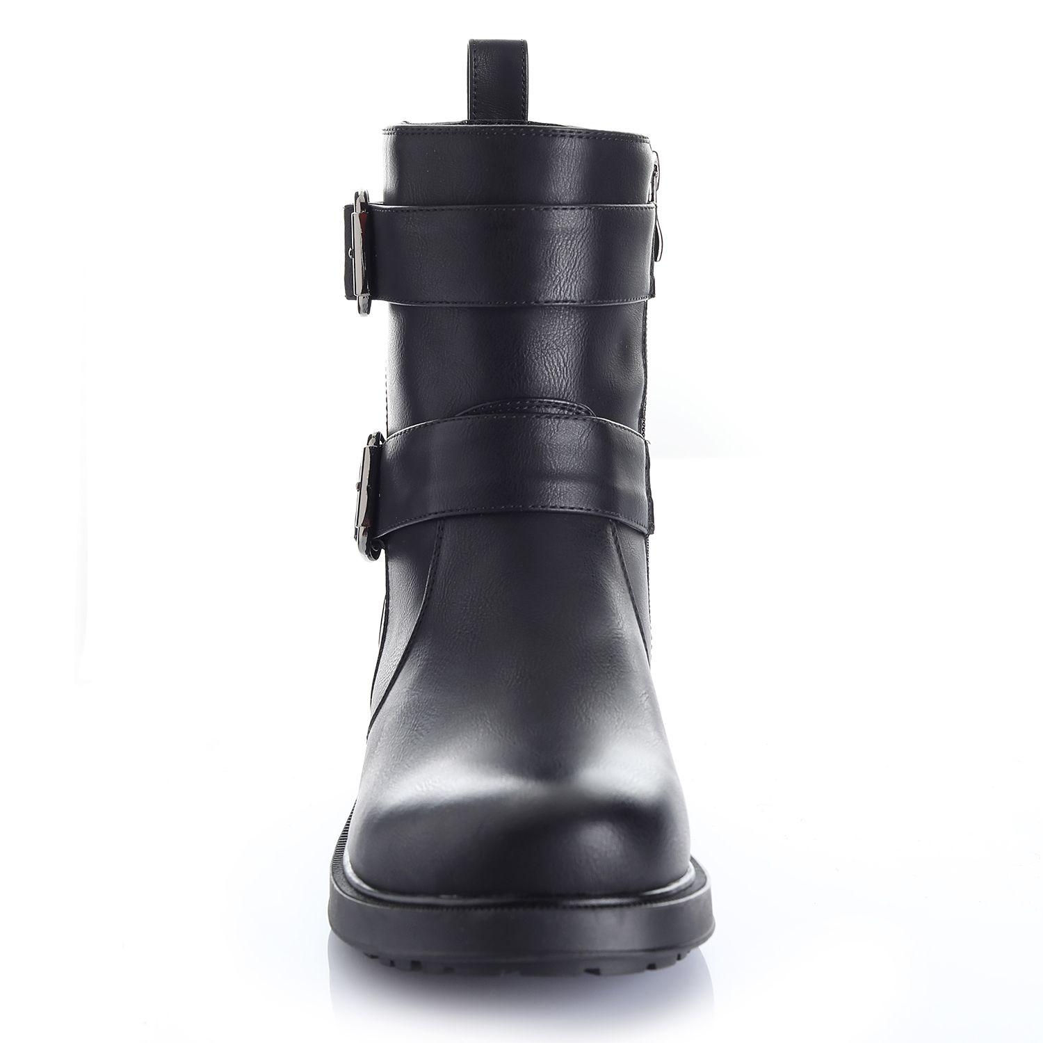 Botin Mujer Negro Via Uno 12531437-2